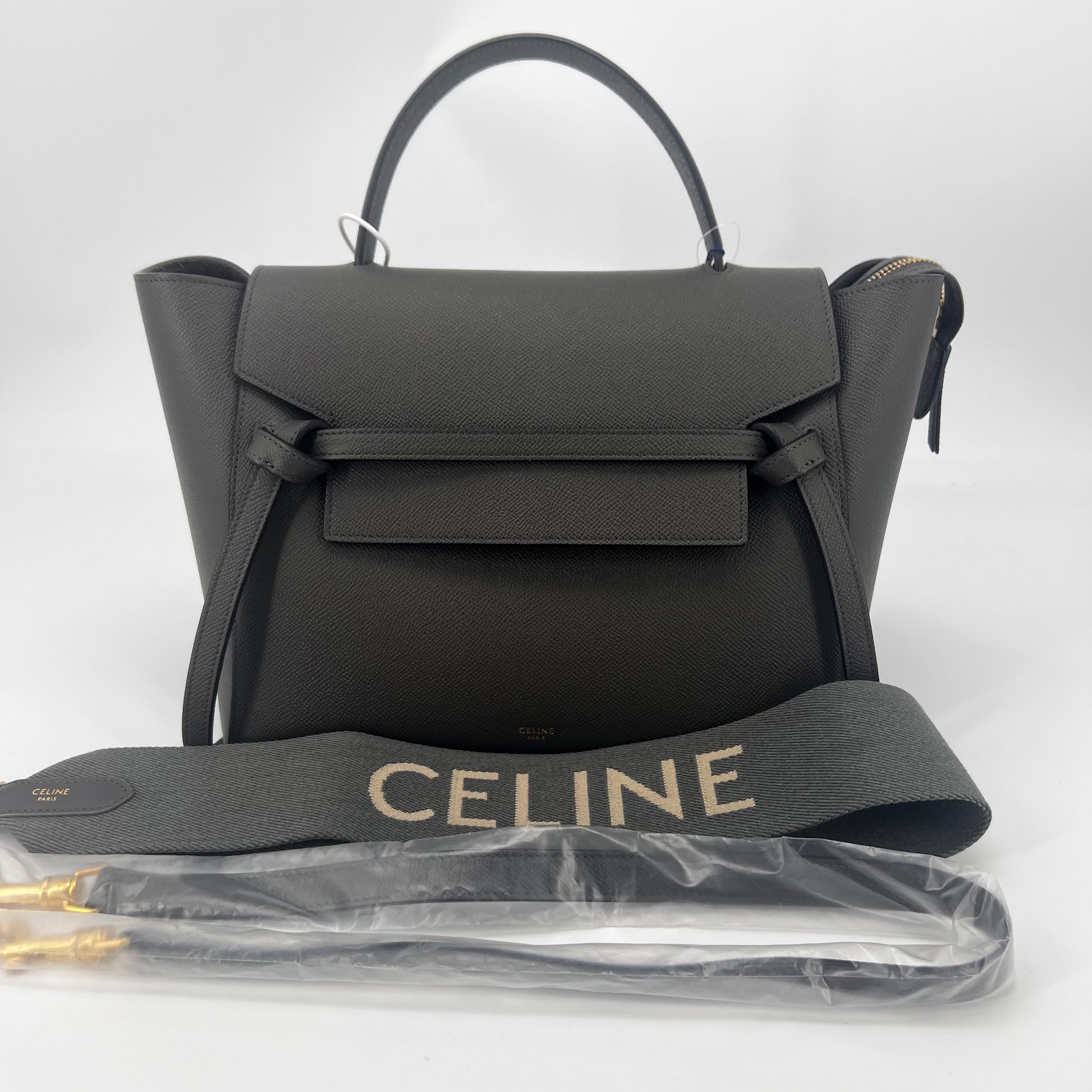 Belt Bag Textured Leather Micro - twins