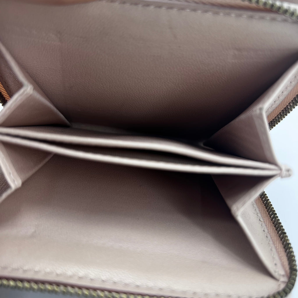Lady Dior Studded Compact Wallet-twins