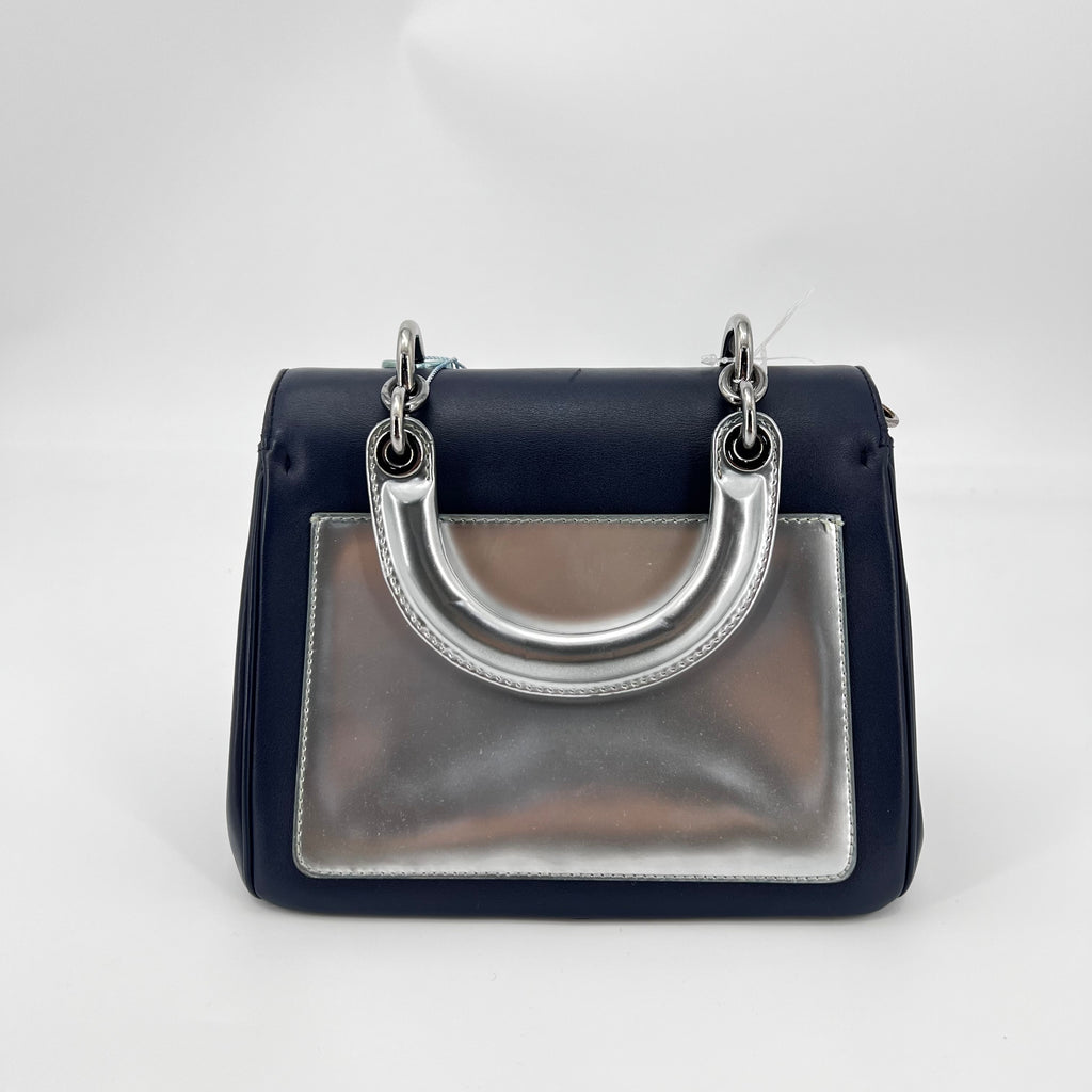 Be Dior Bag Pebbled Leather Small Twins