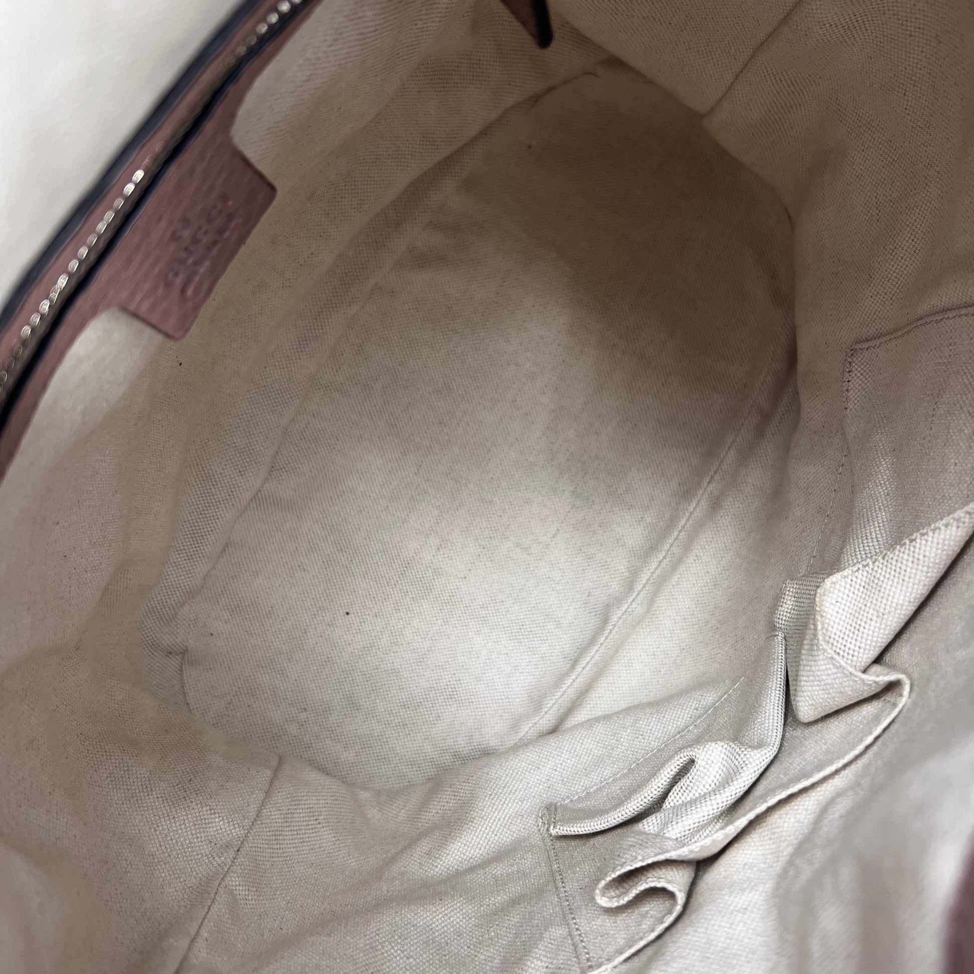 Soho Drawstring Backpack Leather Small -  Twins