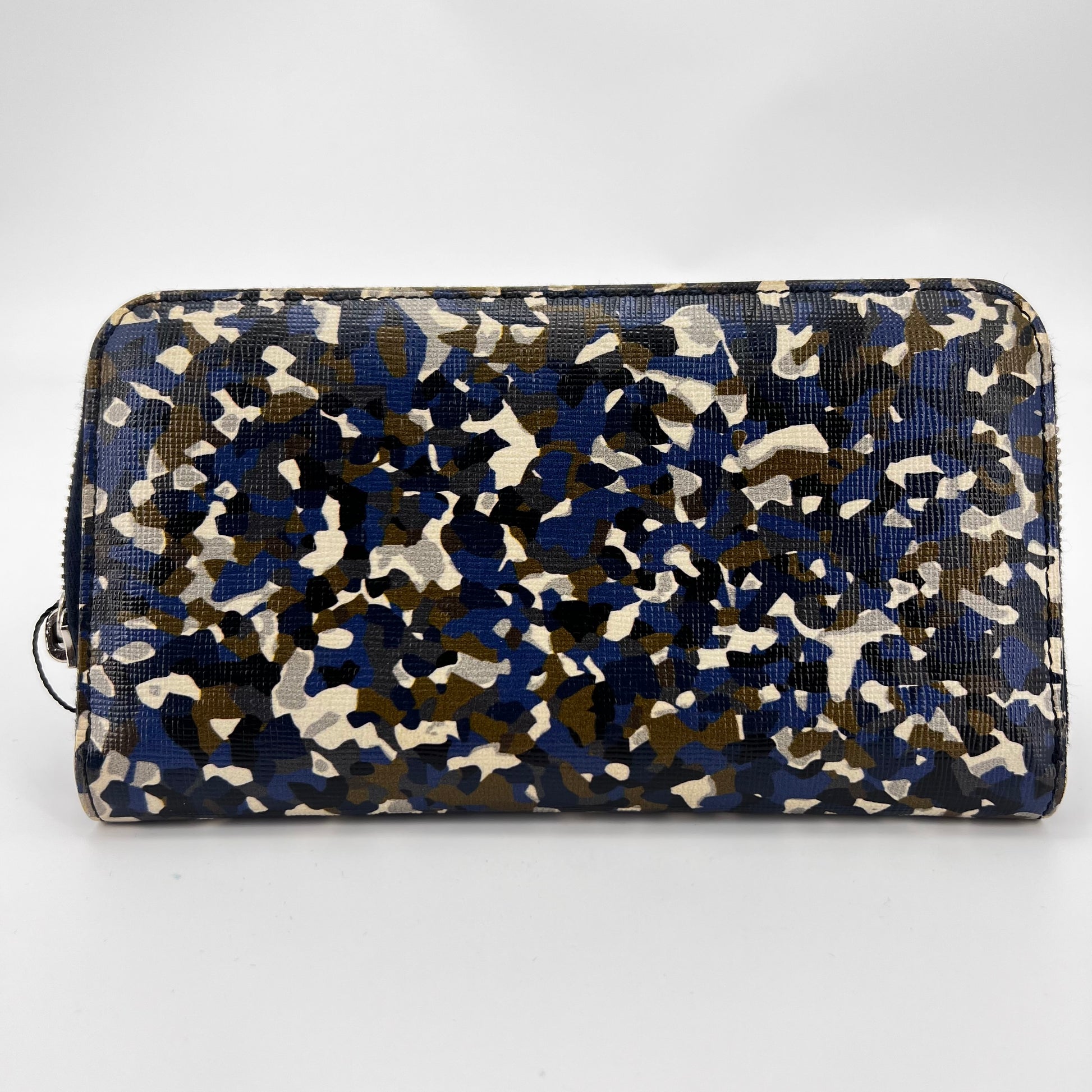 Monster Zip Around Wallet Printed Leather Long twins