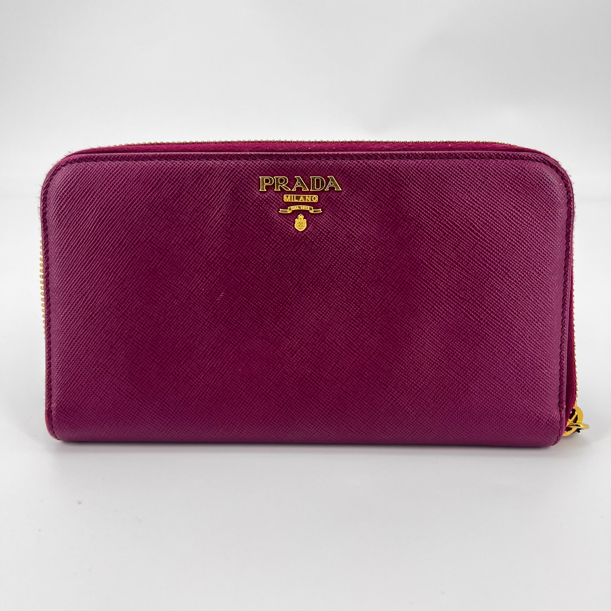 Saffiano Lux Leather Continental Wallet - twins
