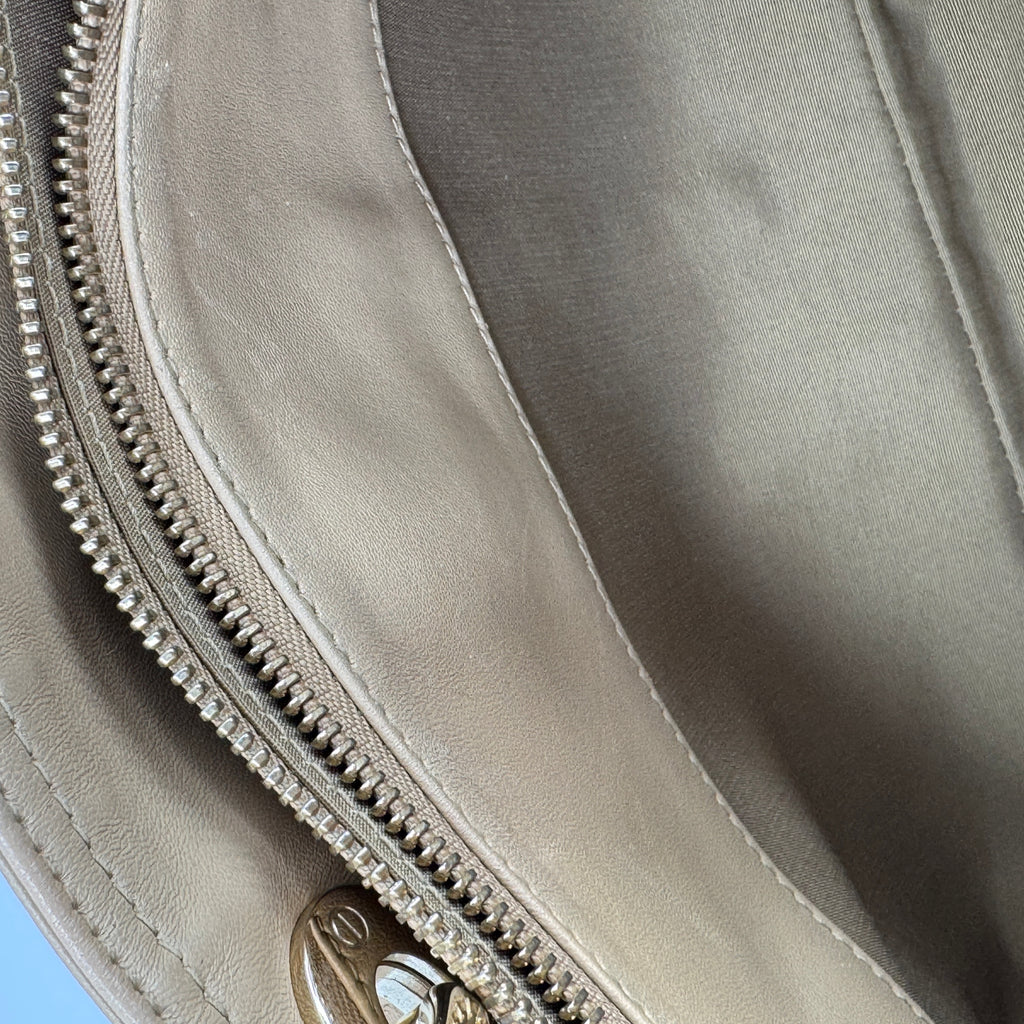 Lambskin Cannage Granville Polochon Beige NJ
