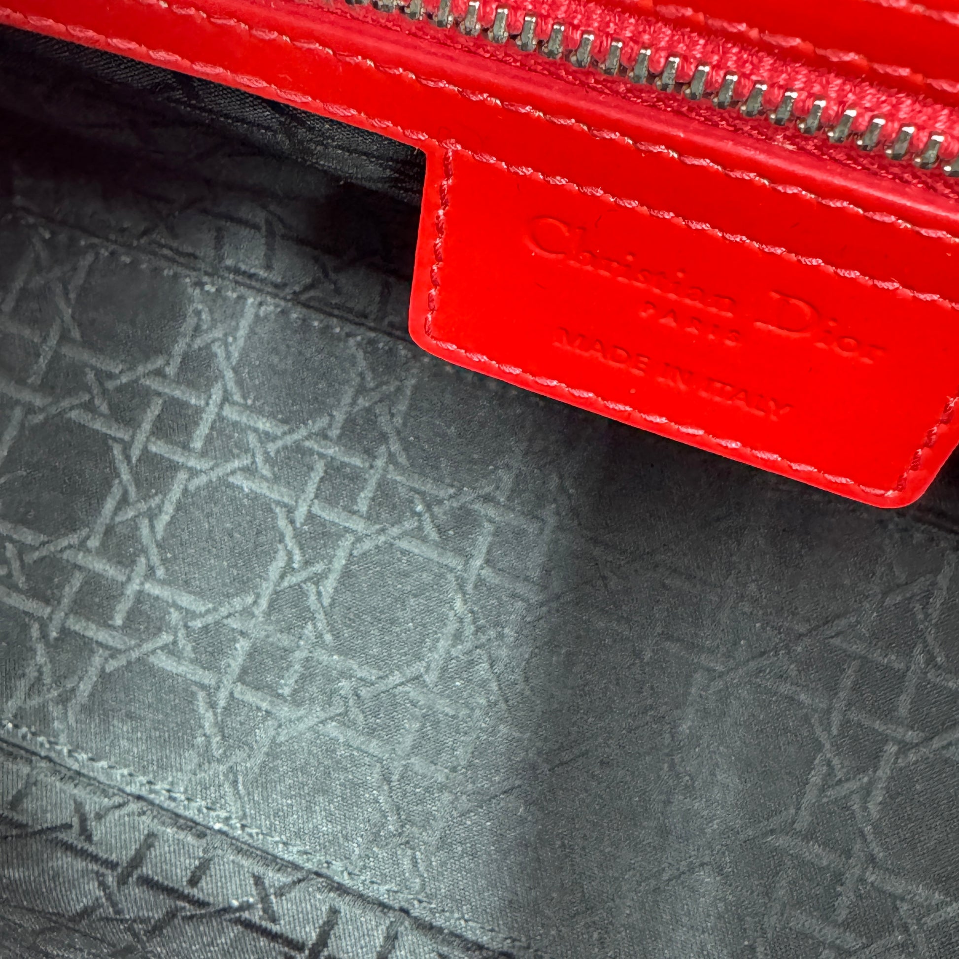 Lady Dior Bag Cannage Quilt Patent NJ