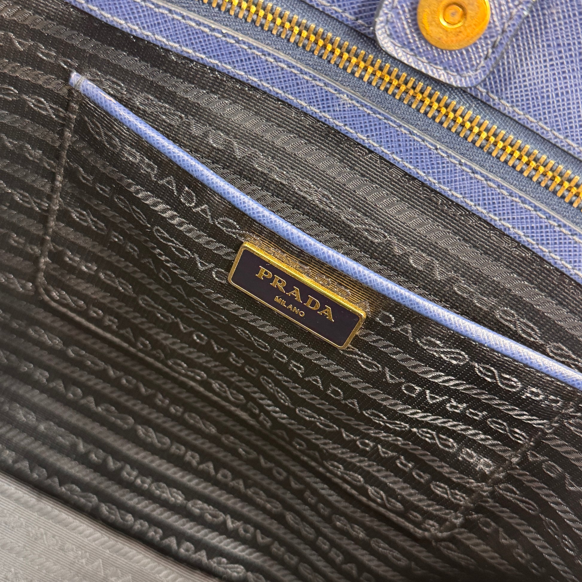 Double Zip Lux Tote Saffiano Leather Large NJ