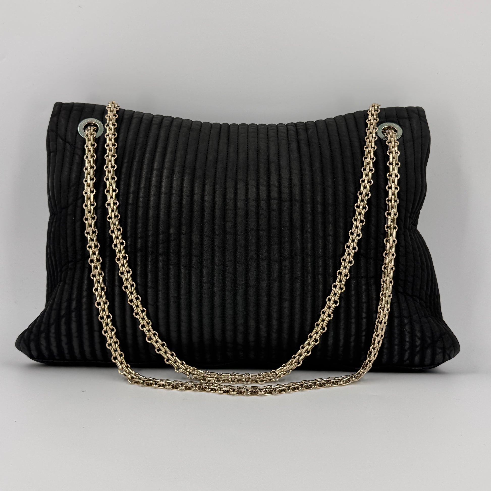 Mademoiselle Lock Bijoux Flap Shoulder Bag Black NJ