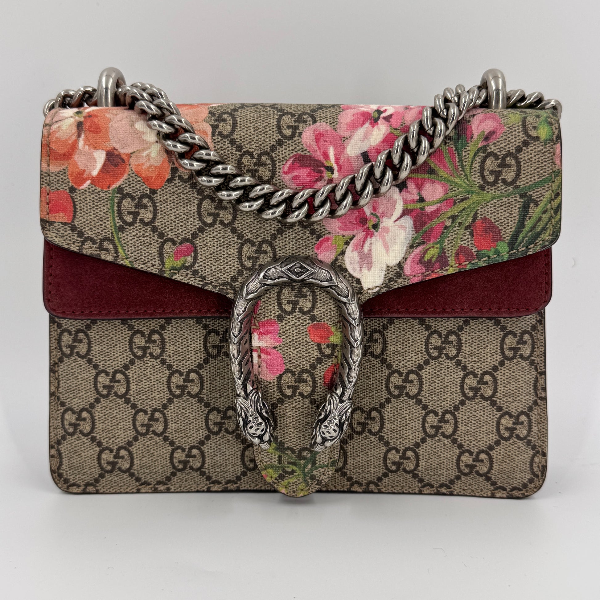 Dionysus Bag Blooms Print GG Coated Canvas Mini NJ