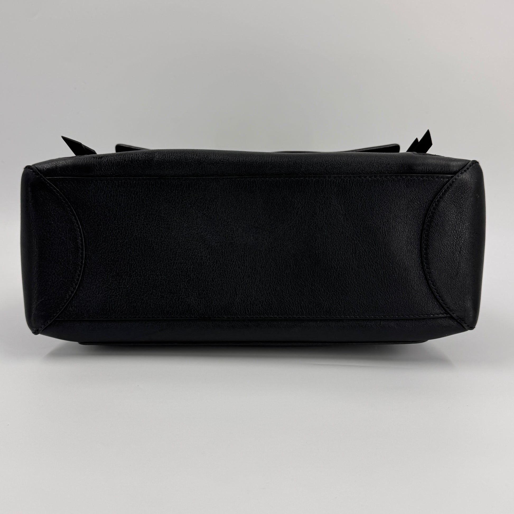 Calfskin Medium Faye Day Shoulder Bag Black NJ