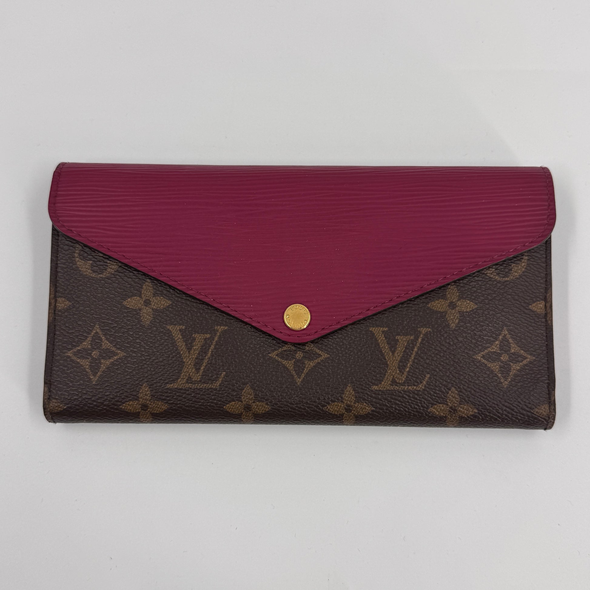 Monogram Epi Marie-Lou Long Wallet Fuchsia NJ