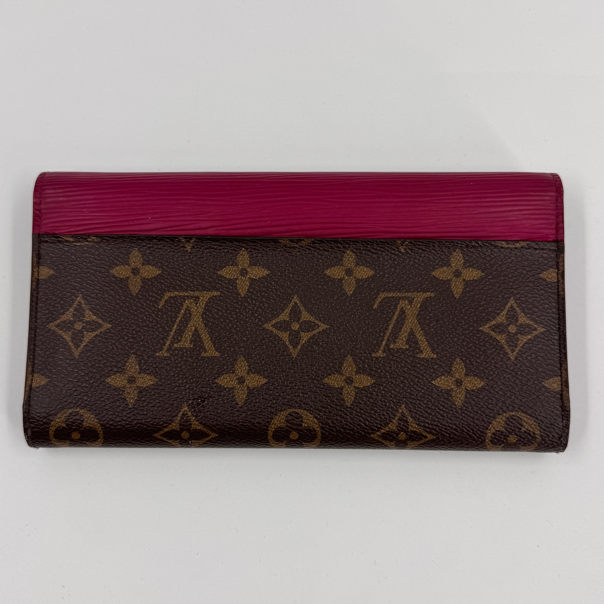 Monogram Epi Marie-Lou Long Wallet Fuchsia NJ