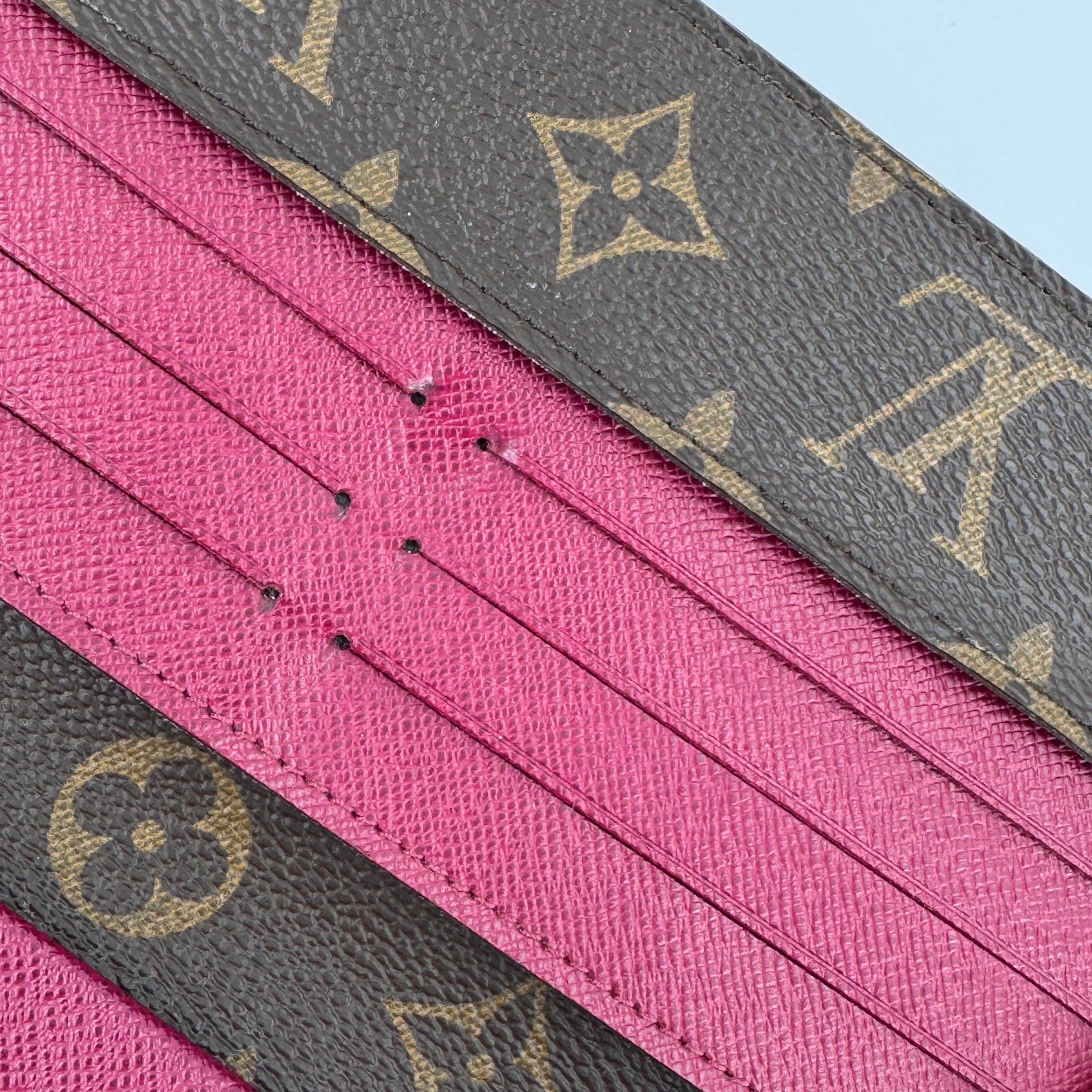 Monogram Epi Marie-Lou Long Wallet Fuchsia NJ