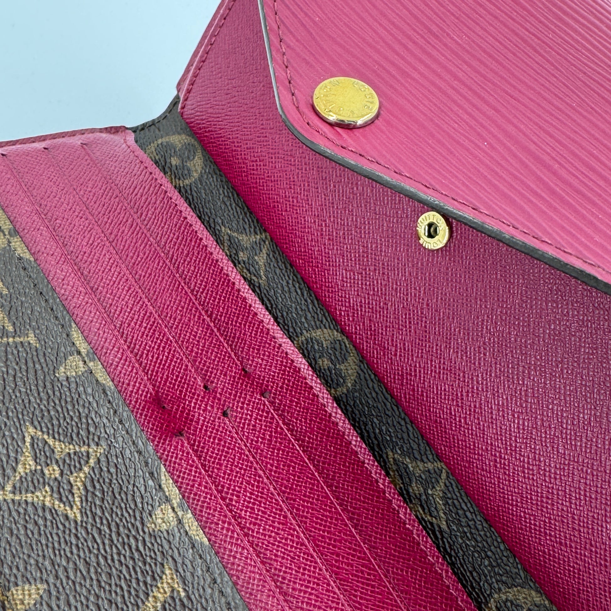 Monogram Epi Marie-Lou Long Wallet Fuchsia NJ