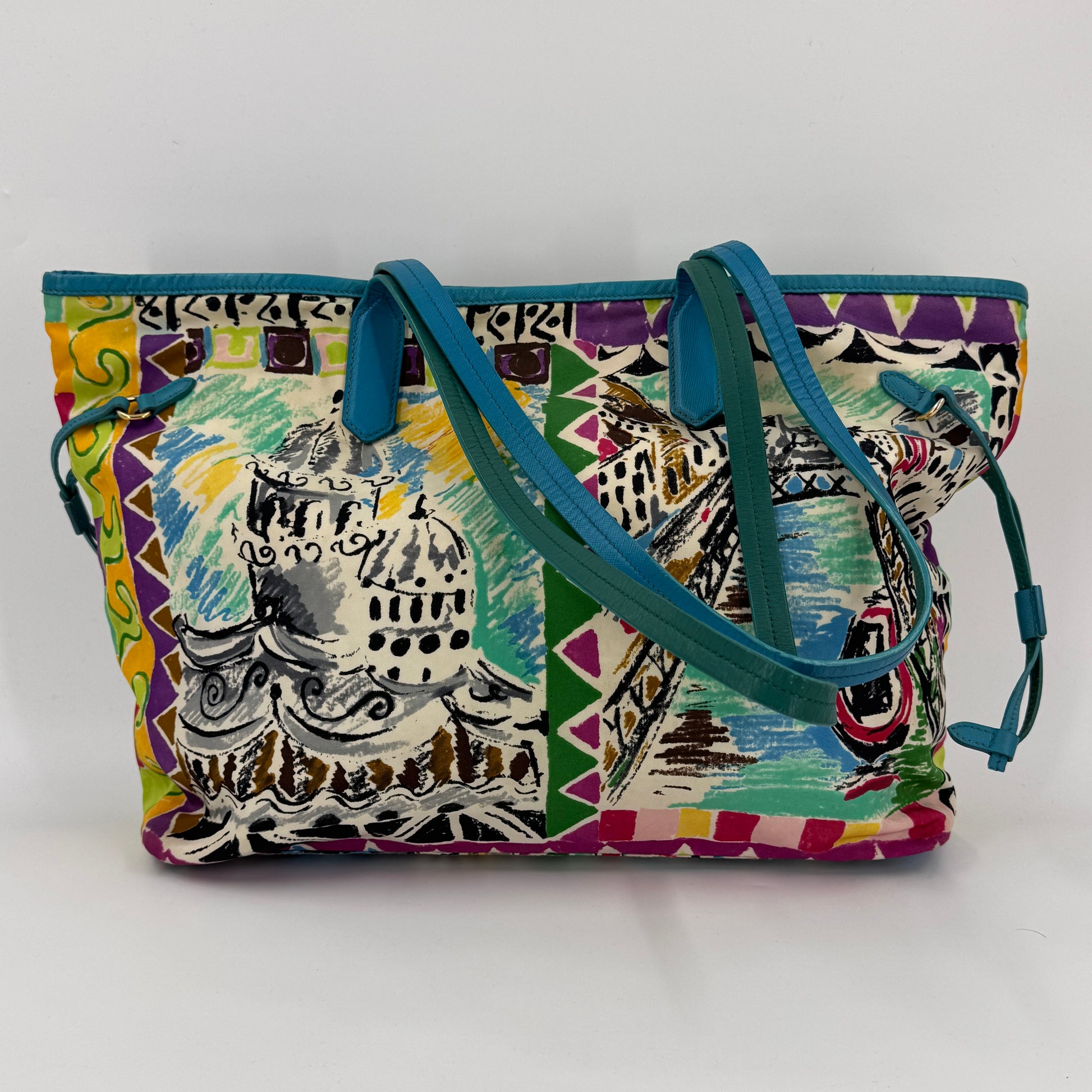 Venice Canapa Print Tote Bag NJ