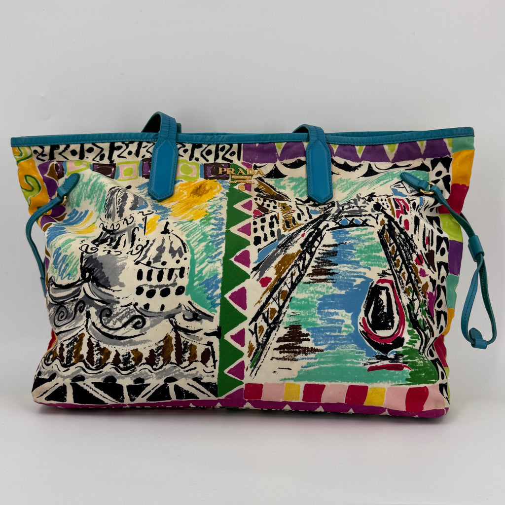 Venice Canapa Print Tote Bag NJ