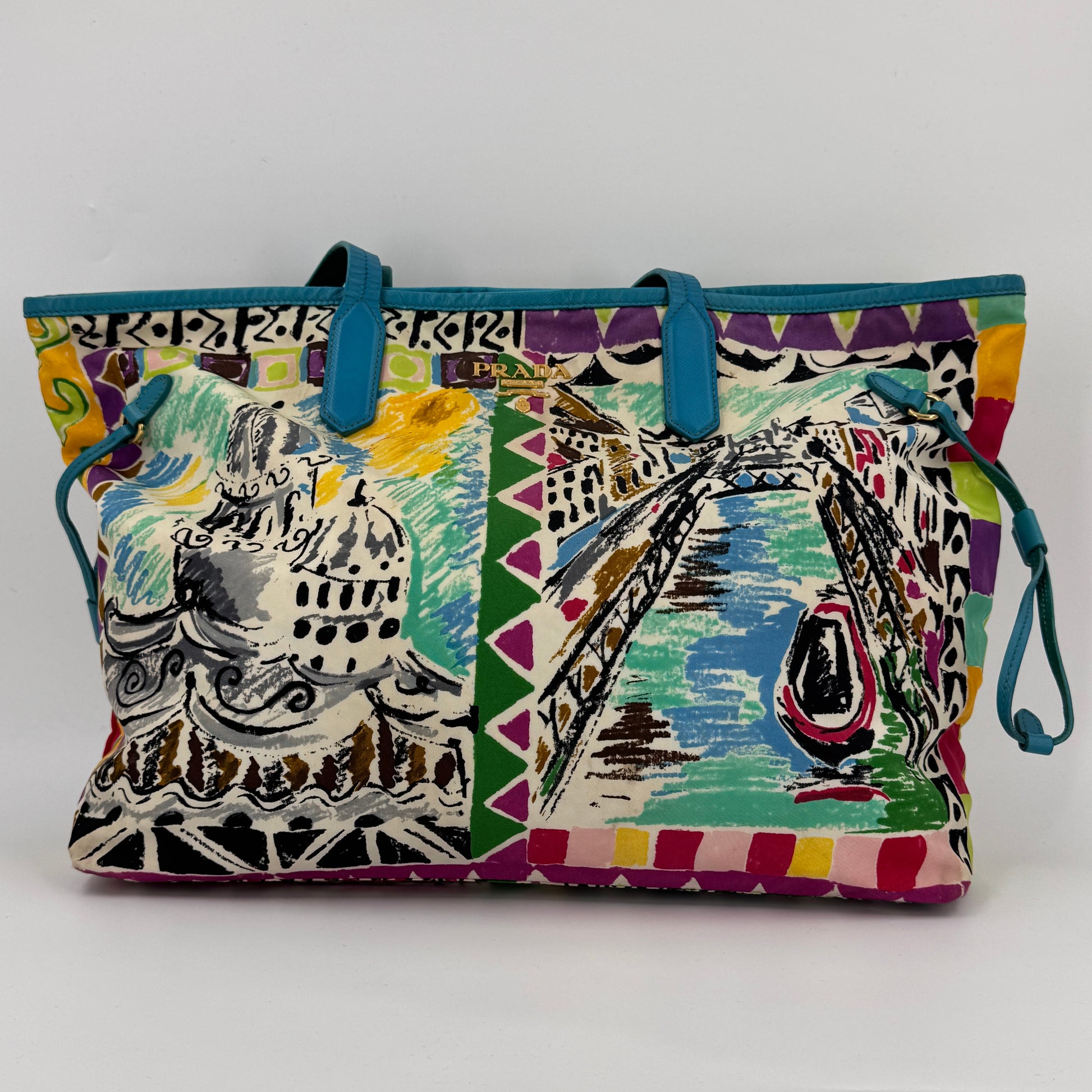 Venice Canapa Print Tote Bag NJ