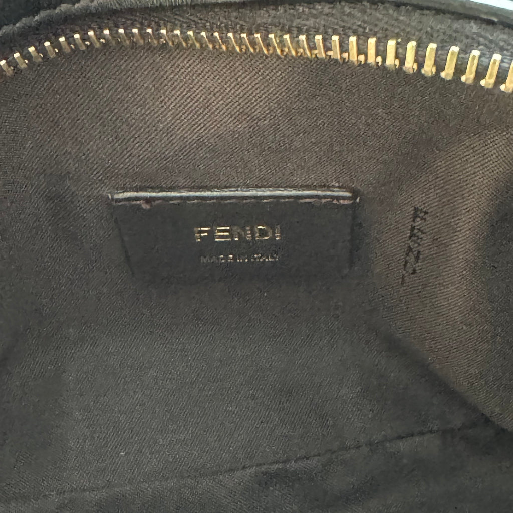 FF Logo Stamp Camera Bag Zucca Coated Canvas Mini