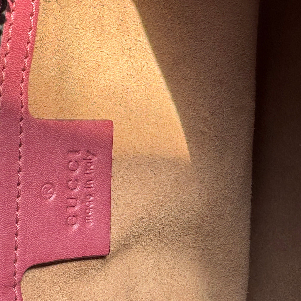 GG Supreme Monogram Blooms Small Boston Bag