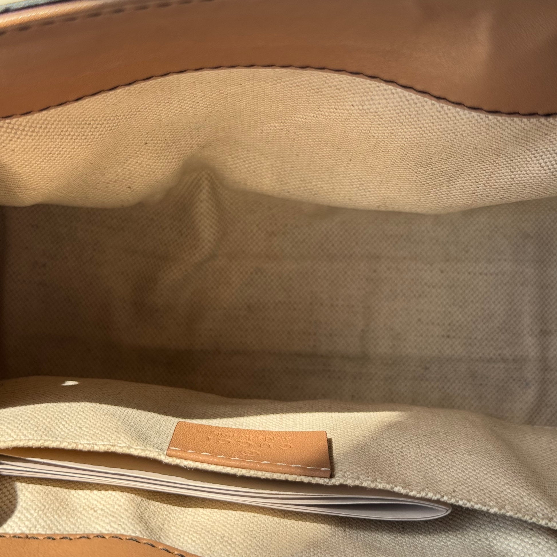 Emily Chain Flap Shoulder Bag Guccissima Leather Small