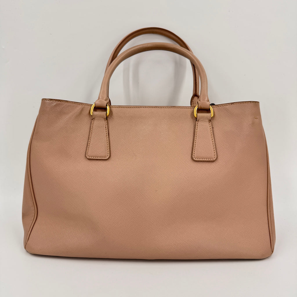Gardener's Tote Saffiano Leather Top Handle Bag NJ