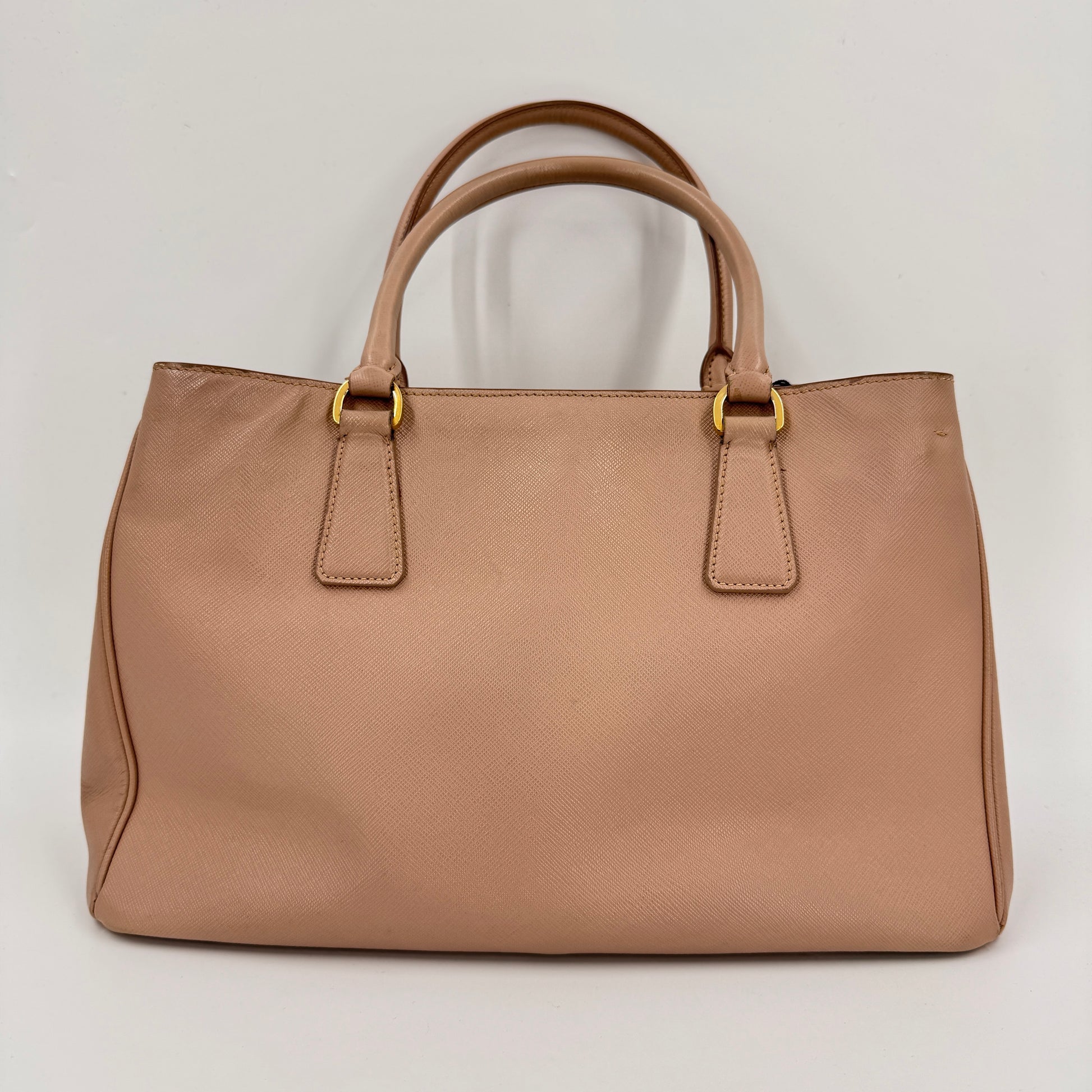 Gardener's Tote Saffiano Leather Top Handle Bag NJ