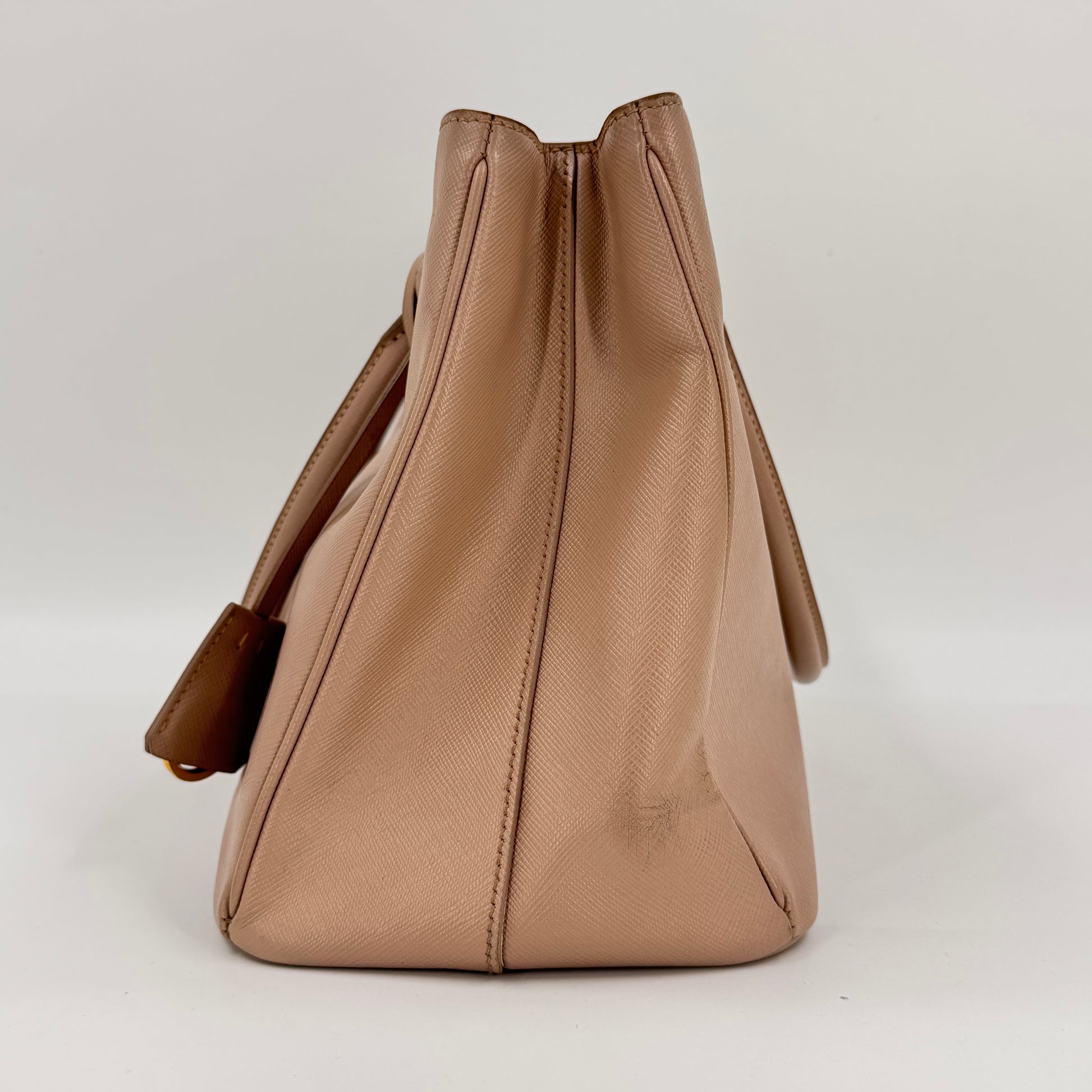 Gardener's Tote Saffiano Leather Top Handle Bag NJ