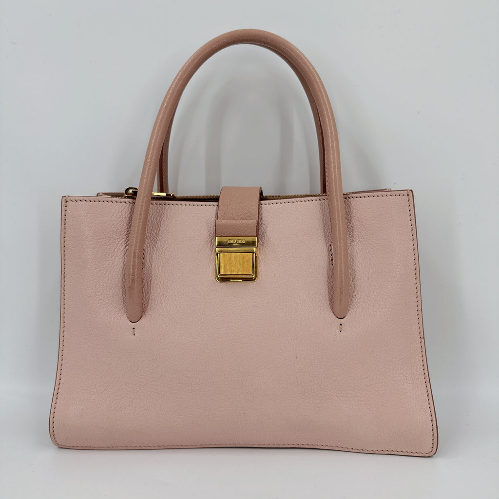 Leather Top Handle Bag NJ