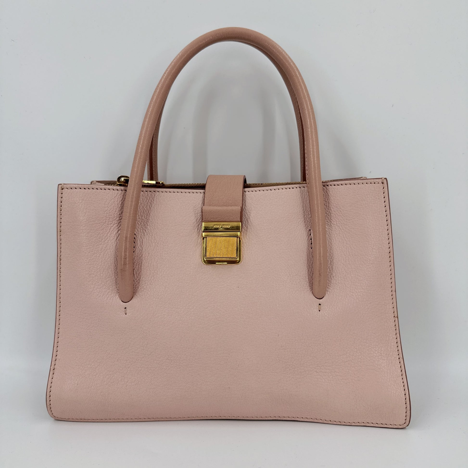 Leather Top Handle Bag NJ