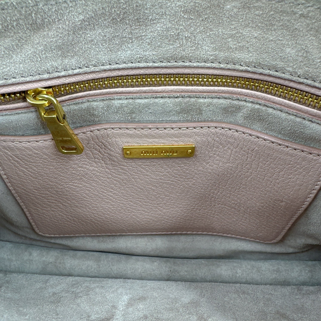 Leather Top Handle Bag NJ