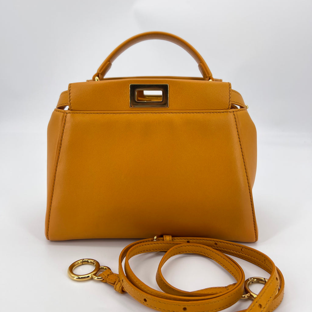Peekaboo Bag Leather Mini Twins