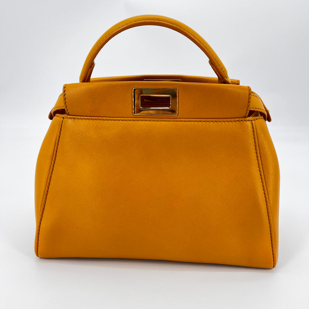 Peekaboo Bag Leather Mini Twins