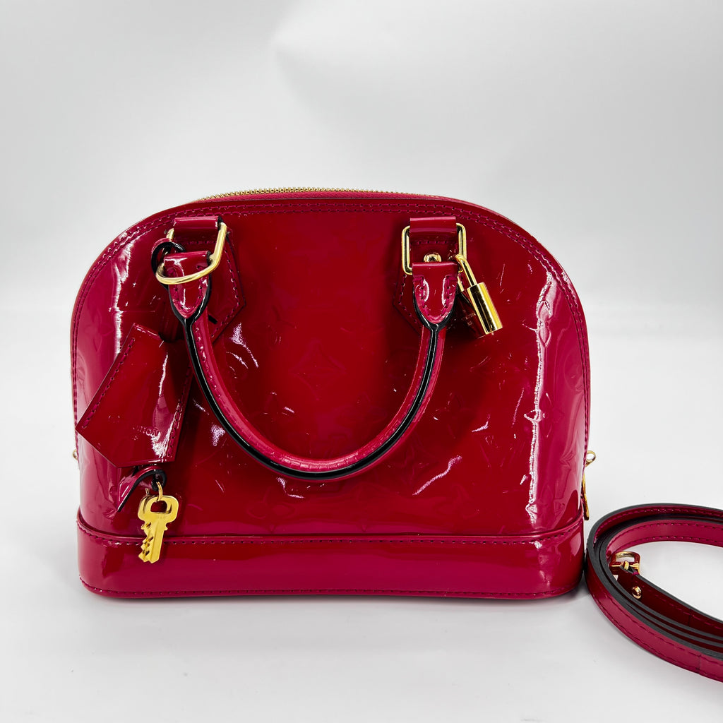 Alma Handbag Monogram Vernis BB