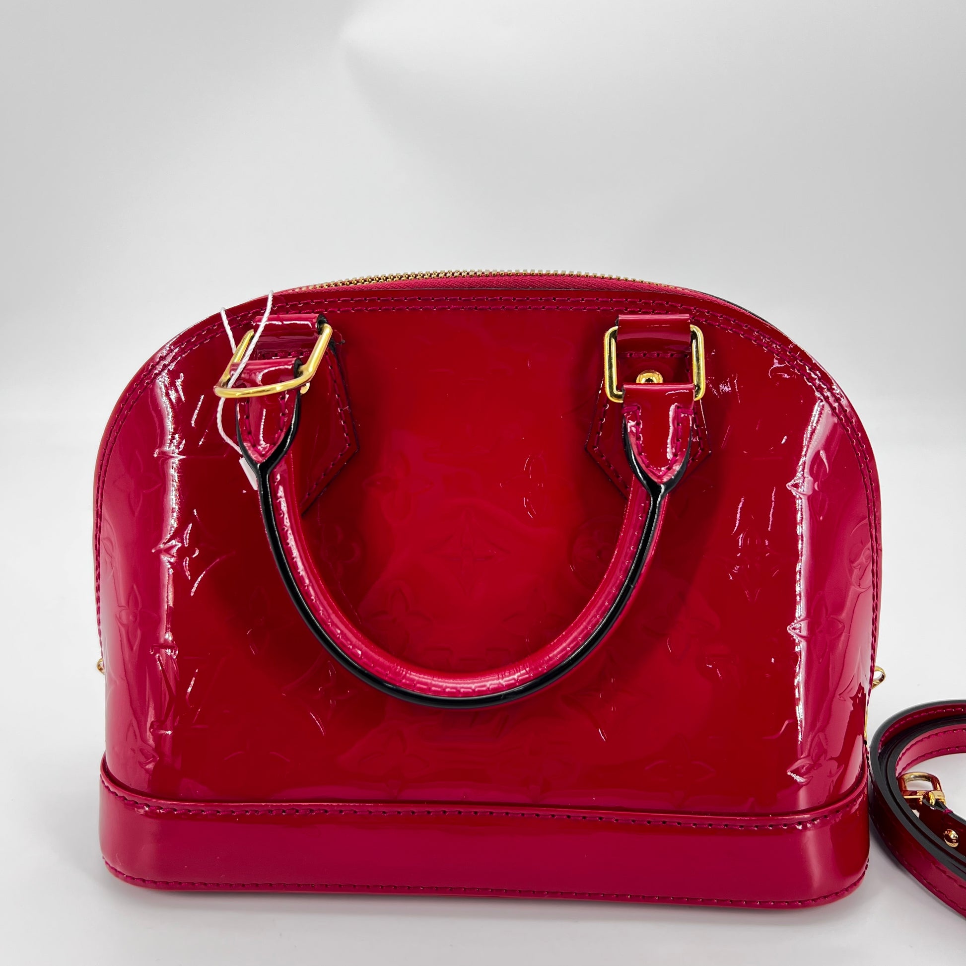 Alma Handbag Monogram Vernis BB
