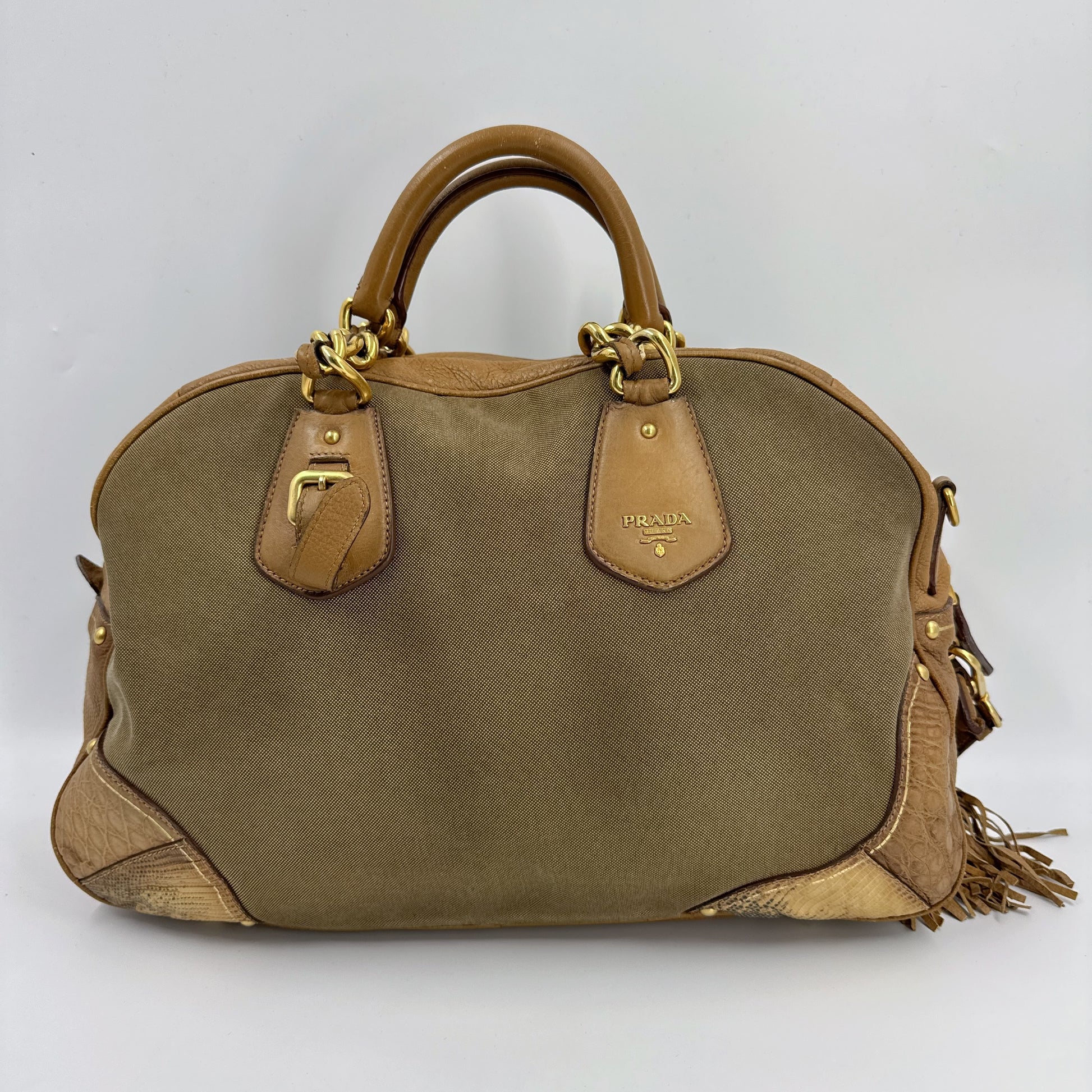 Logo Jacquard Shoulder Bag NJ