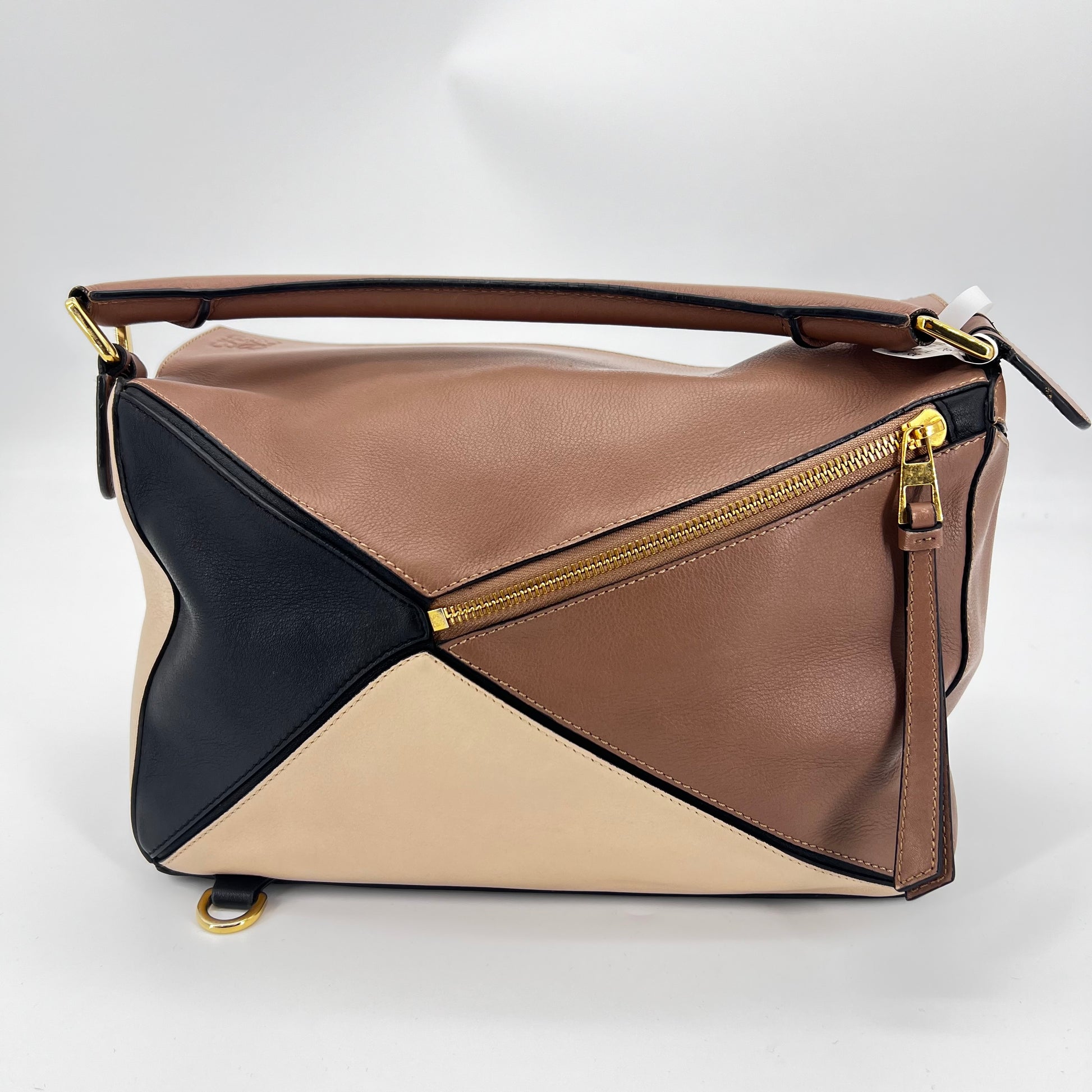 Puzzle Bag Leather Medium Twins