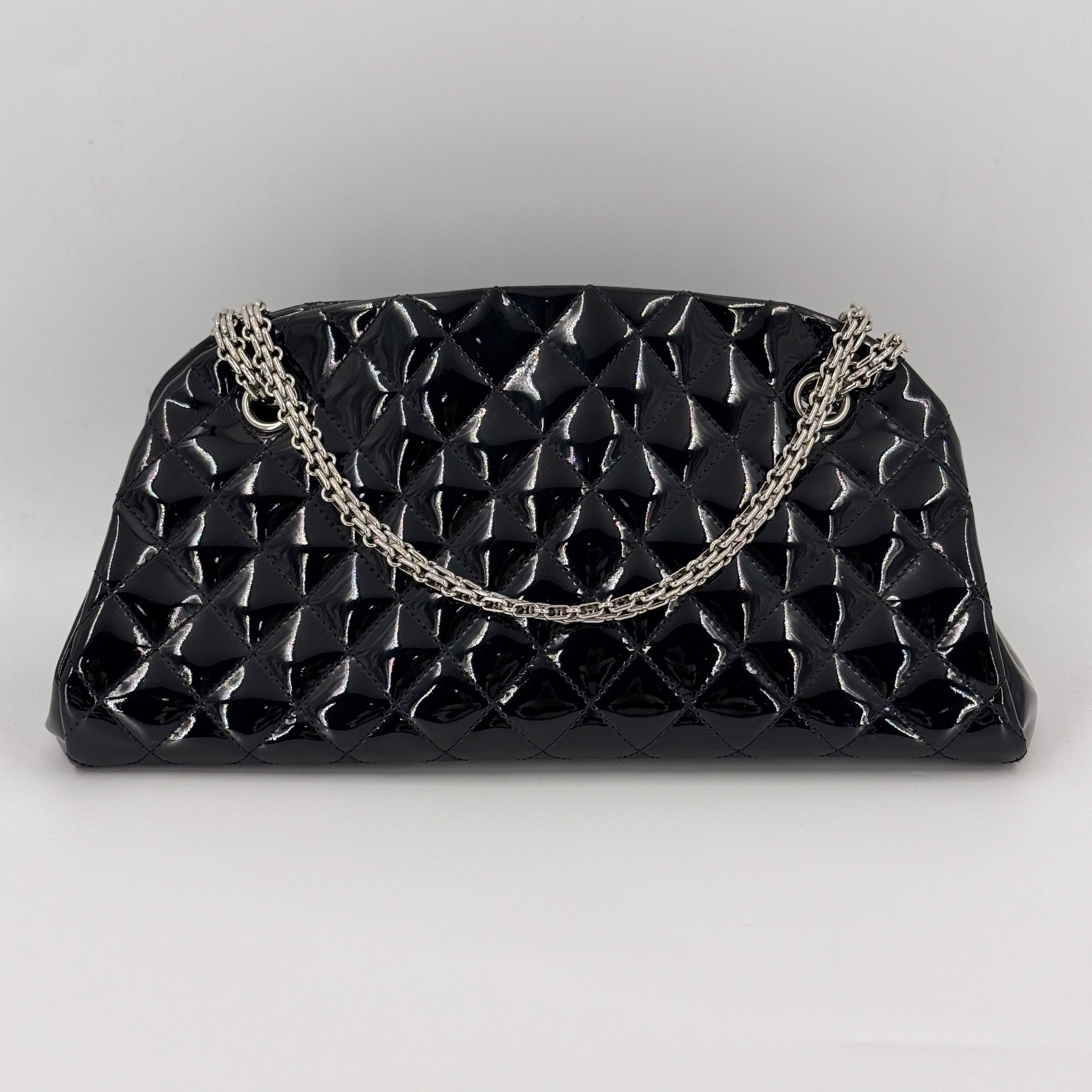 Patent Just Mademoiselle Medium Bowling Bag NJ