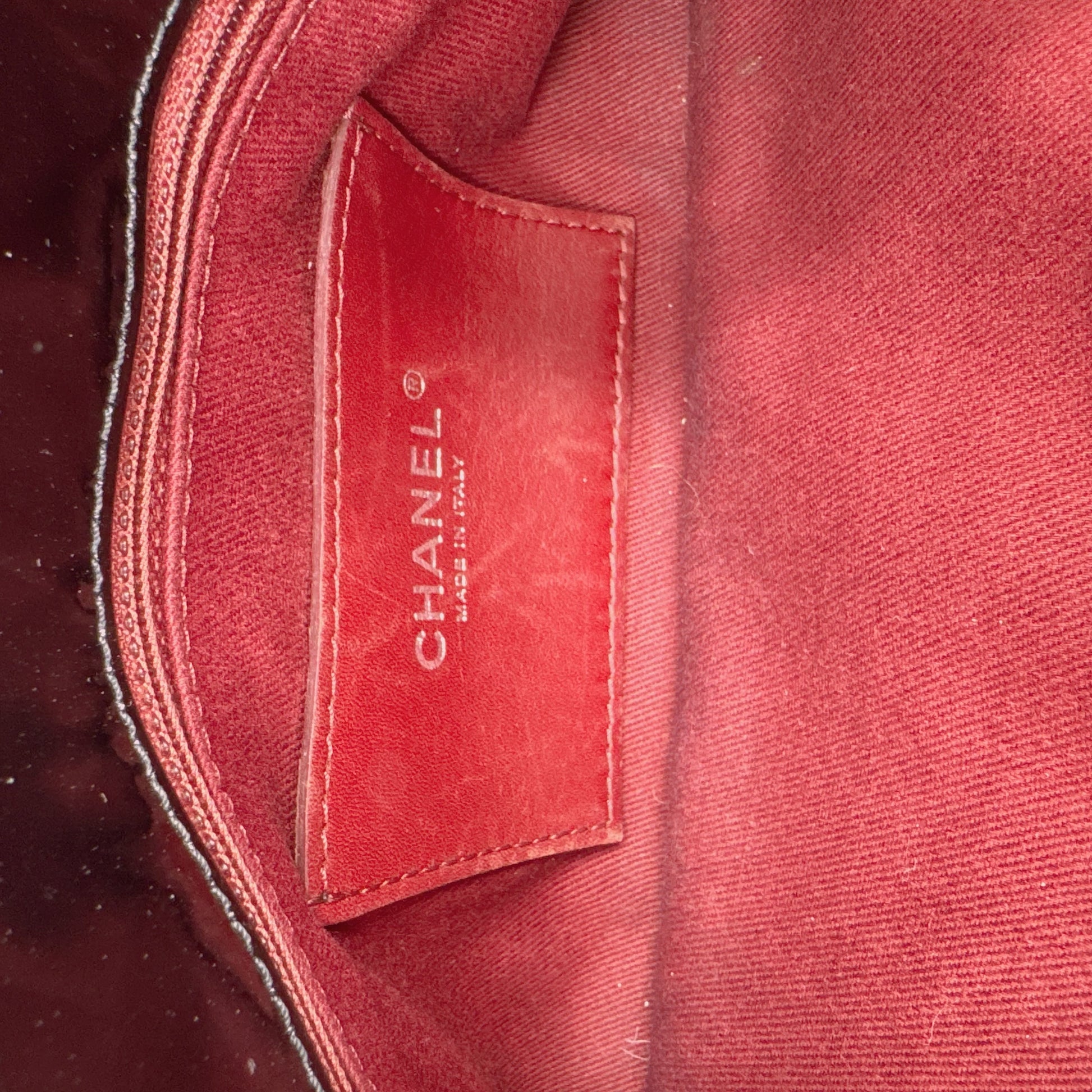 Patent Just Mademoiselle Medium Bowling Bag NJ
