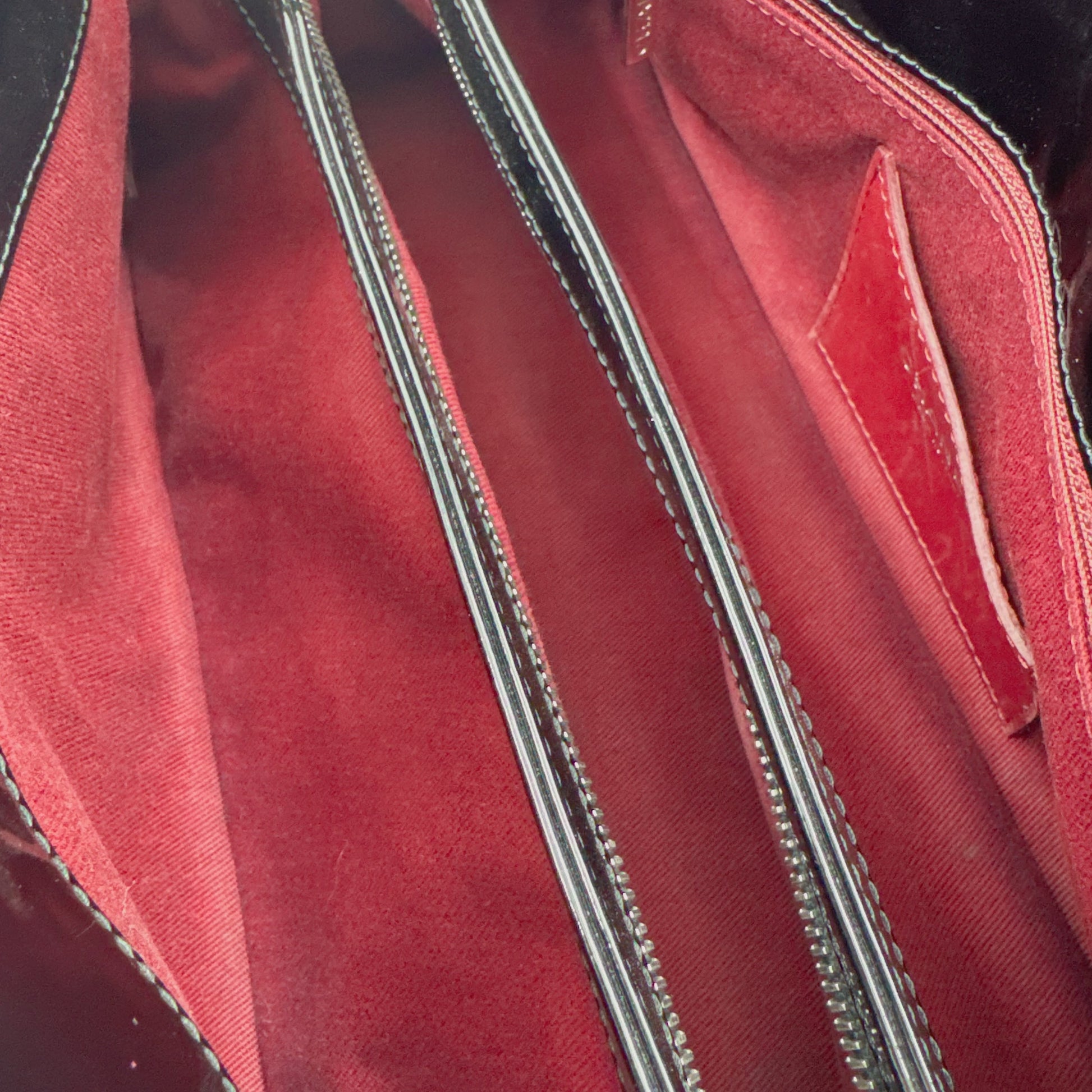 Patent Just Mademoiselle Medium Bowling Bag NJ