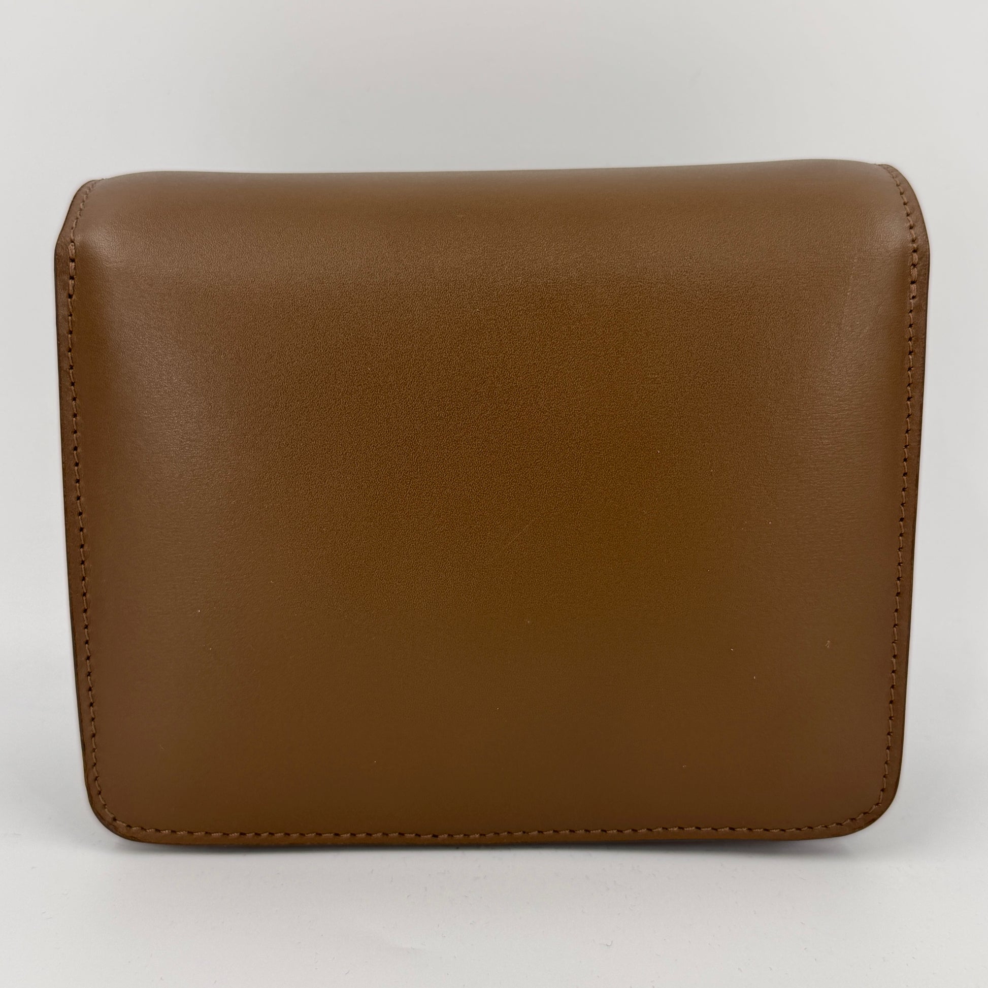 Smooth Calfskin Small Classic Box Flap Bag Camel NJ