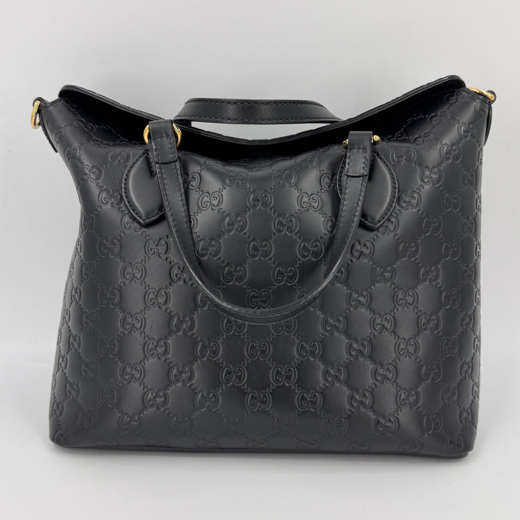 GG Signature Linea A Fold-Over Tote NJ
