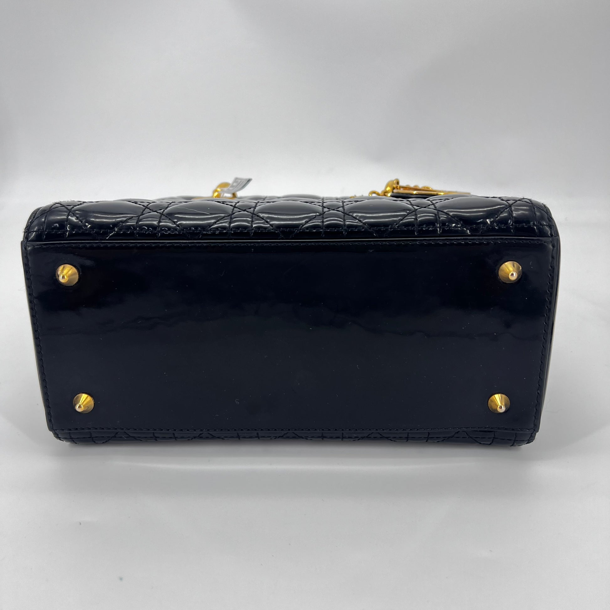Lady Dior Bag Cannage Quilt Patent Medium - Twins