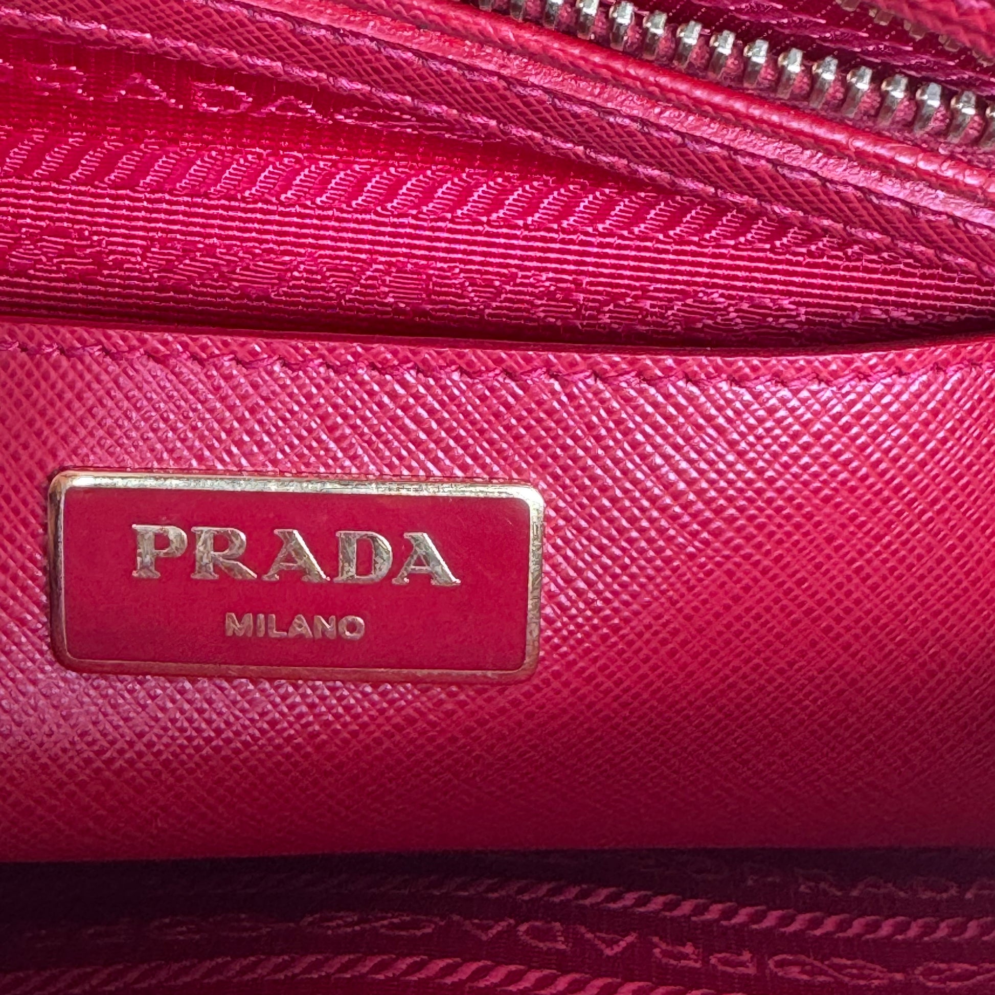 Open Promenade Bag Vernice Saffiano Leather Medium