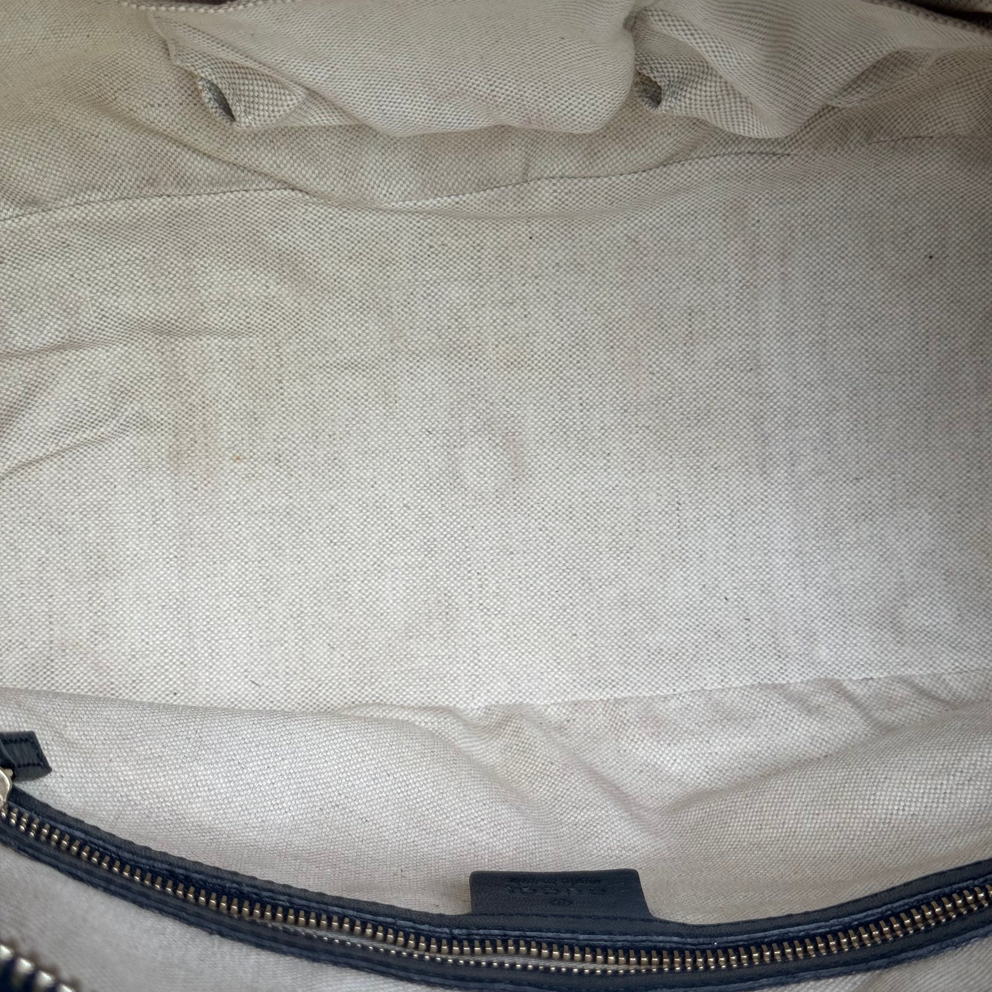 Horsebit Dome Satchel Guccissima Leather Medium Twins