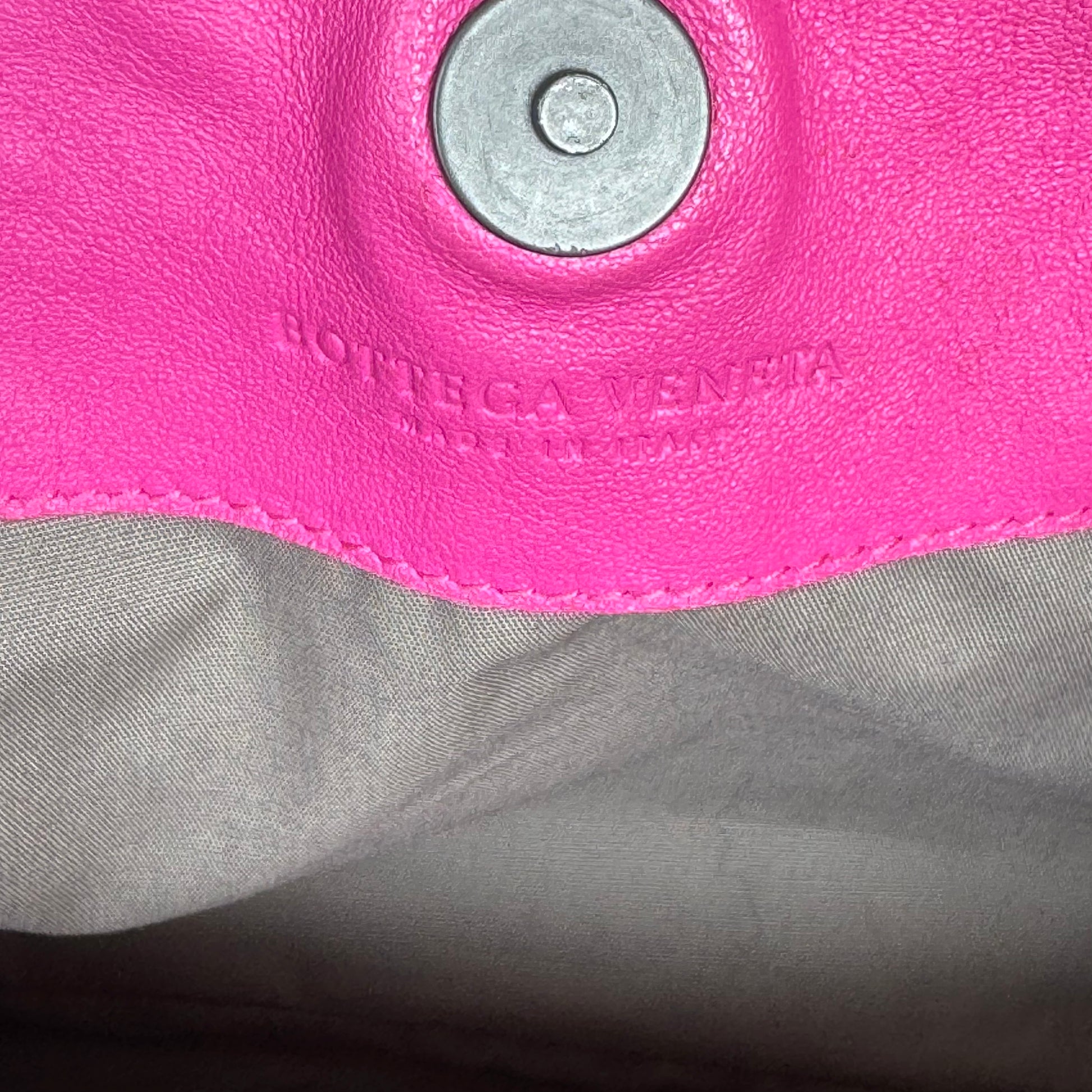 Nappa Intrecciato Small Tote Pink