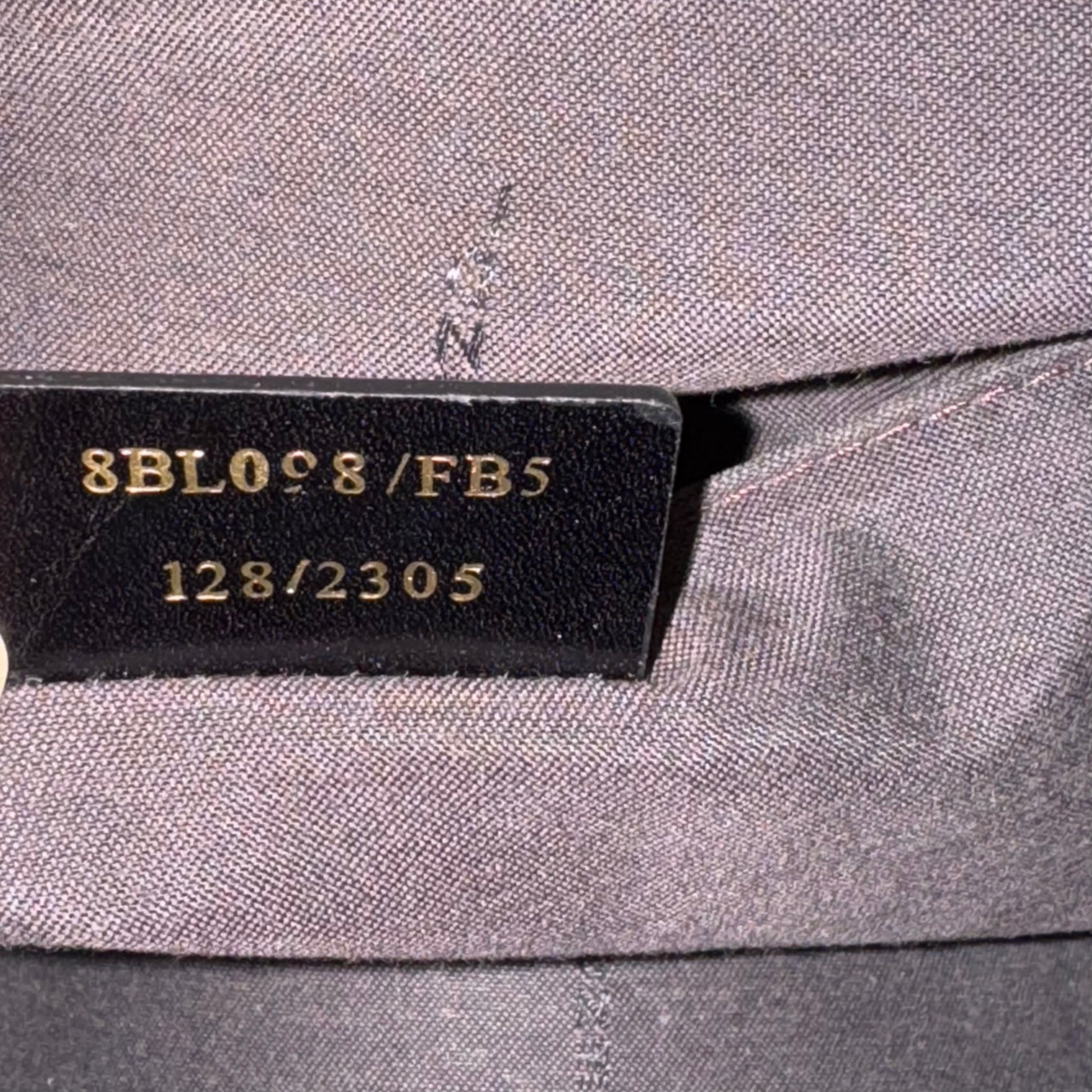 Fendi  Zucchino Spalmati Forever Boston Moro Black
