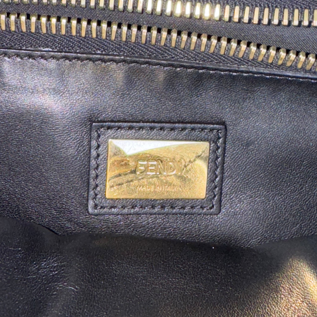 Peekaboo Bag Leather with Calf Hair Interior Regular