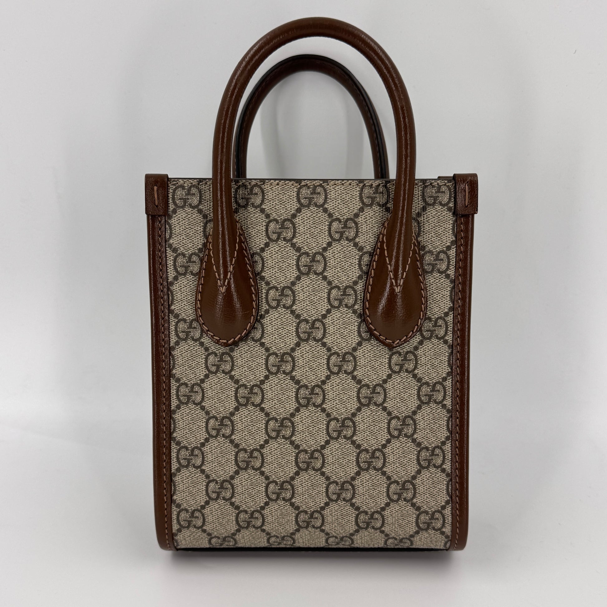 GUCCI Interlocking G Mini Tote Shoulder Bag NJ