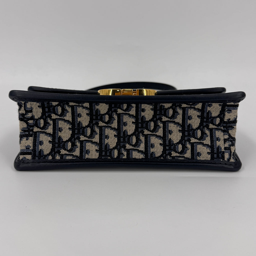 Montaigne Chain Flap Bag Oblique Canvas NJ
