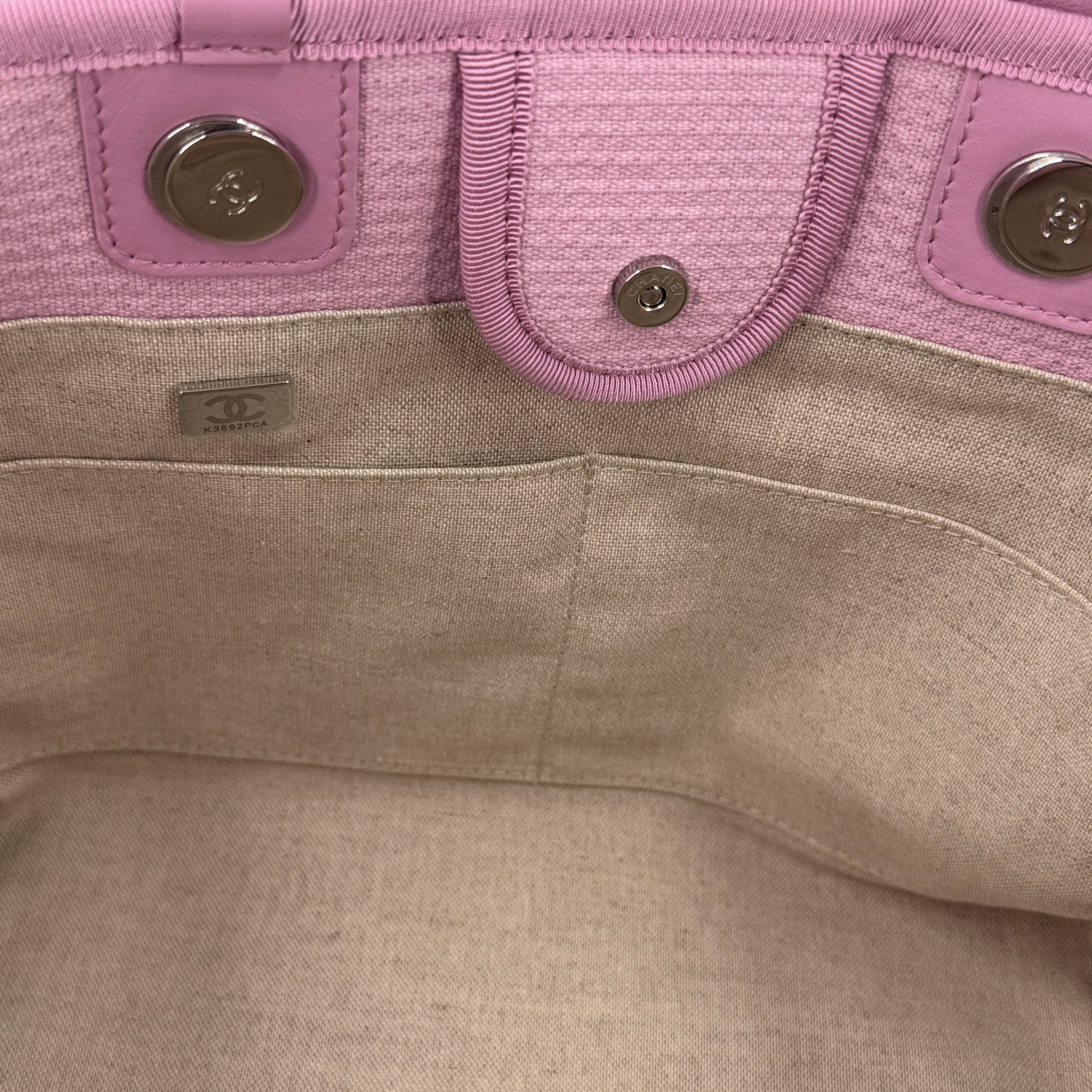 Mixed Fibers Small Deauville Tote Pink NJ