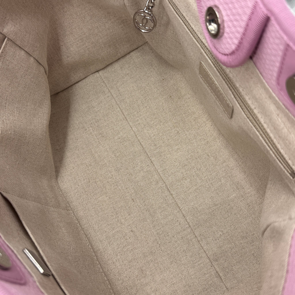 Mixed Fibers Small Deauville Tote Pink NJ