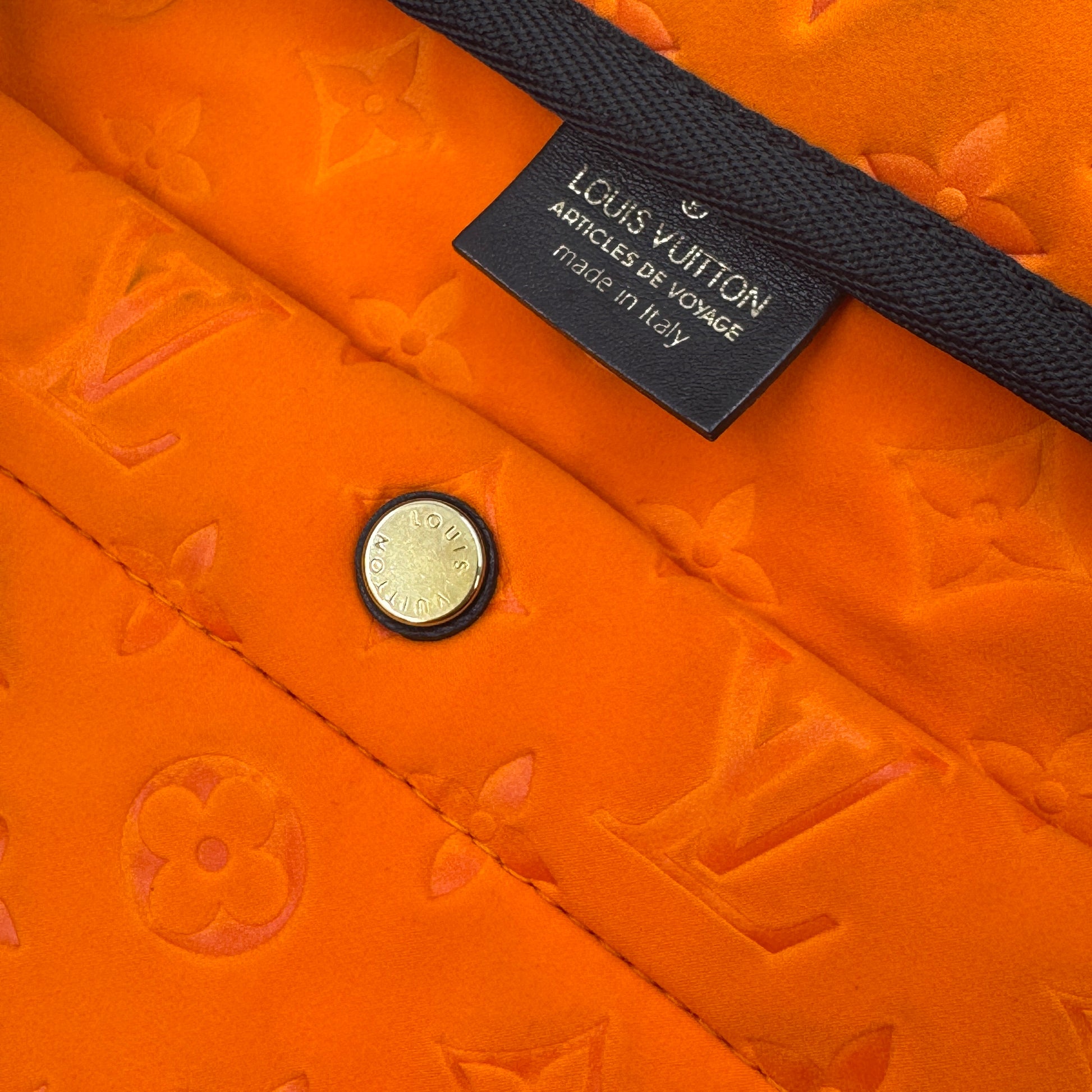 Neoprene Monogram Scuba GM Orange NJ